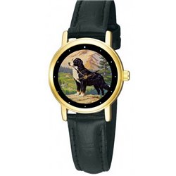 Bernese Mountain Dog. Classic Elegant Dog Lover's Collectible Wrist Watch
