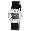 Dachshund Puppies Ultra Cute Dog Art Wrist Watch For All Ages