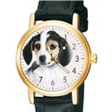 Hermoso Beagle Pup Portrait Classic Puppy Dog Art Reloj de pulsera para todas las edades