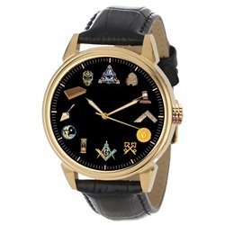 Masonic Symbols Wrist Watch