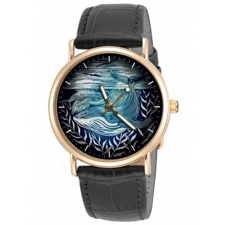 Humpback Whale Art Wrist Watch