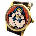 WONDER WOMAN - Golden Age Comic Art Feminist Girls Superhero Watch