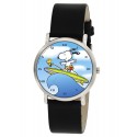 Snoopy Surfing Hermoso blue unisex Peanuts Reloj de pulsera coleccionable