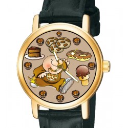ZIGGY - ¡El Choc Jock! Reloj de pulsera de arte cómico coleccionable