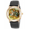 "The Dodo" Alice in Wonderland Lewis Carroll Original Art Collectible Wrist Watch