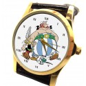 Astérix y Obélix "¡Amigos!" Vintage French Art Solid Brass Reloj de pulsera