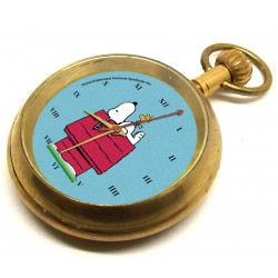 PEANUTS: Snoopy & Woodstock Doghouse Pocket Watch