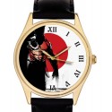 Wolverine. Fantastic Postmodern Comic Art 40 mm Heavy Brass Collectible Wrist Watch