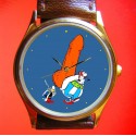 Astérix y Obélix- ¡Travieso Menhir! Collectilbe Comic Art Spoof Reloj de pulsera