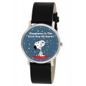 Snoopy & Woodstock, Classic Snow Art Christmas Peanuts Collectible Unisex 30 mm Wrist Watch