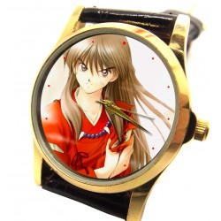 INUYASHA - Flame Red Art Reloj de pulsera manga coleccionable