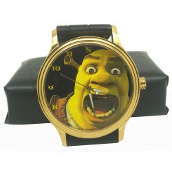 ¡Shrek! Reloj de pulsera coleccionable de arte cómic original de tamaño adulto grande