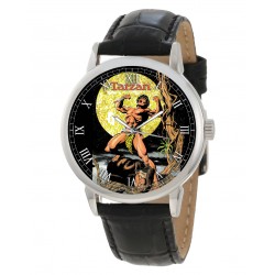 Tarzán, el hombre mono, Edgar Rice Burroughs Arte original Reloj de pulsera coleccionable