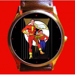 Captain Marvel - Classic Golden Age Art Wrist Watch