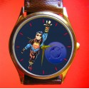 Raro vintage Superboy Art Superman Series Reloj de pulsera coleccionable