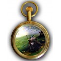 Gandalf the Wizard, Lord of the Rings, Pocket Watch. Original Art, Solid Brass
