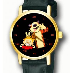 Calvin & Hobbes Wrist Watch. Unisex. Original Bill Waterson Art " Make a Face!"