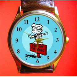 Vintage Dennis the Menace Comic Art Wrist Watch Collectible