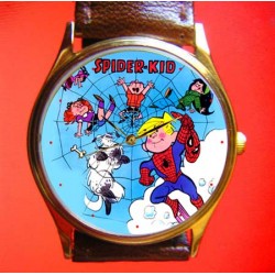 Dennis the Menace versus Spiderman! 30 mm Boys' Collectible Comic Art Wrist Watch