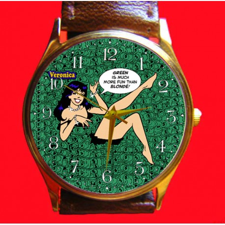 Archie - Veronica "Green is Better than Blonde" Original Art Wrist Watch!