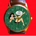 Archie - Veronica "Green is Better than Blonde" ¡Reloj de pulsera de arte original!