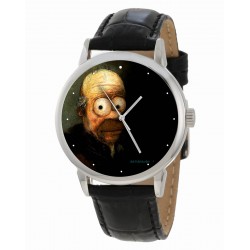 Homer Simpson v/s Rembrandt Self Portrait Collectible Comic Art Wrist Watch