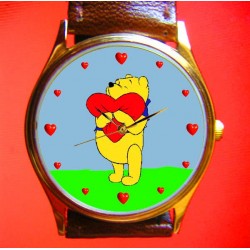 WINNE THE POOH - Hunny Valentines Collectible Wrist Watch