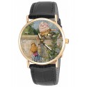 Alice in Wonderland Colorful Humpty Dumpty Vintage Lewis Carroll Art Collectible Wrist Watch