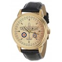 Spitfire: RAF WW-II 603 Squadron Commemorative Compass Dial Art 40 mm Wrist Watch