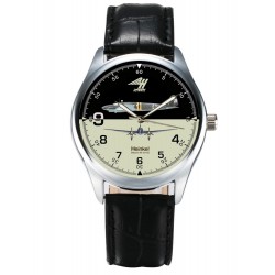 Heinkel H-111 Luftwaffe Bomber Aviation Art Collectible Wrist Watch