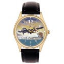 Avro Lancaster 617 Squadron Dambusters WW-II RAF Aviation Art Collectible Wrist Watch