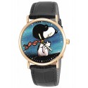 Snoopy The Red Baron Unisex 30 mm Vintage Teal Blue Peanuts Reloj de pulsera