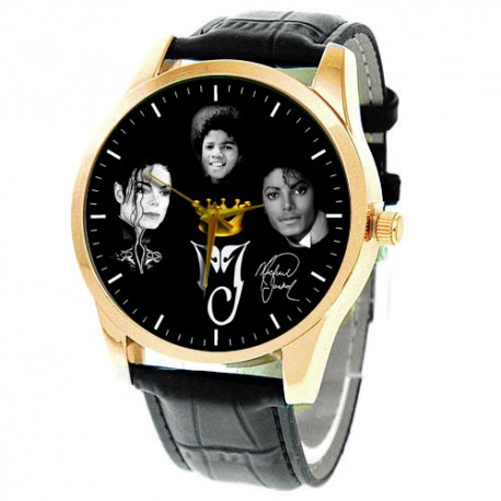 Michael Jackson Classic 42 mm Collectible "King of Pop" Comemmorative Wrist Watch