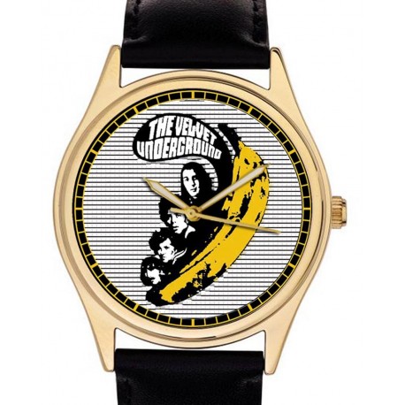 Psychedelic Rock Art Velvet Underground Collectible Warhol Art Wrist Watch