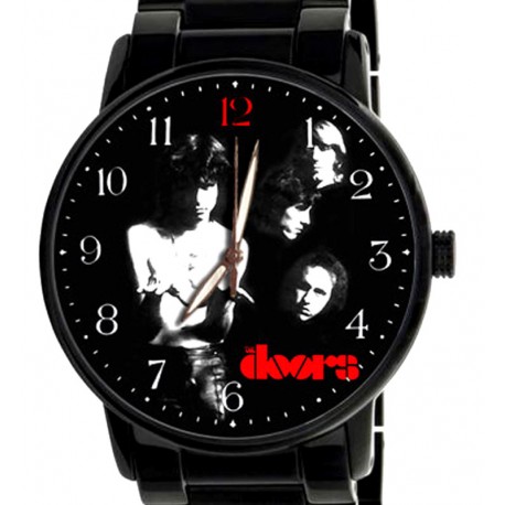 The Doors Beautiful Black Collectible Rock Art Wrist Watch