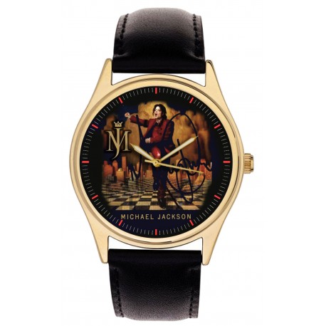 Michael Jackson Classic 42 mm Collectible "King of Pop" Comemmorative Wrist Watch
