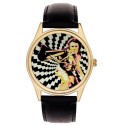 Clint Eastwood Dirty Harry Vintage Hollywood Cult Art Collectible 40 mm Brass Wrist Watch