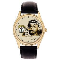 Yasser Arafat Vintage Palestine-Liberation Plo Signed Art Collectible Wrist Watch