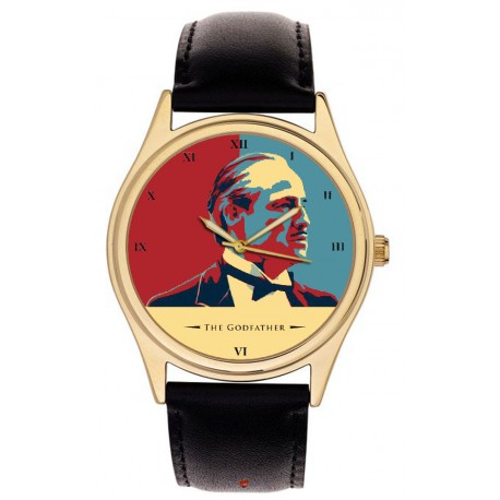 The Godfather, Marlon Brando, Vintage Hollywood Cult Art Collectible Wrist Watch