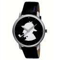 Classic Sherlock Holmes Silhouette Art Collectible Arthur Conan Doyle Wrist Watch