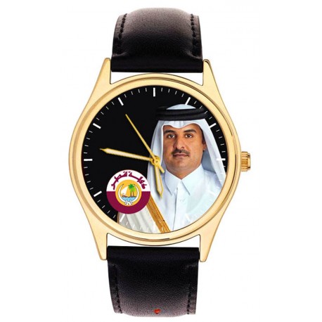 H.E. Sheikh Tamim Bin Hamad Al Thani, Young & Dynamic Emir of Qatar Collector Edition Wrist Watch, تميم بن حمد ال ثاني ‎‎