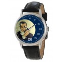 Vintage 1950 Ian Fleming Art James Bond 007 British Iconography Collectible Wrist Watch