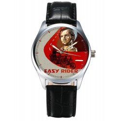 Easy Rider. Peter Fonda, Jack Nicholson, Classic Motorcycle Art Vintage Hollywood Cult Art Wrist Watch