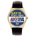 Say No. Believe in Britain. Historical Brexit Leave Campaign Art 40 mm Wrist Watch