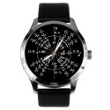 Mathematics Unit Radian Circle Trigonometey Pi Value Wrist Watch. Black Dial.