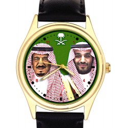 King Salman, Custodian of the Two Holy Mosques. Collectible Wrist Watch.