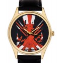 Wolverine. Fantastic Postmodern Comic Art 40 mm Heavy Brass Collectible Wrist Watch