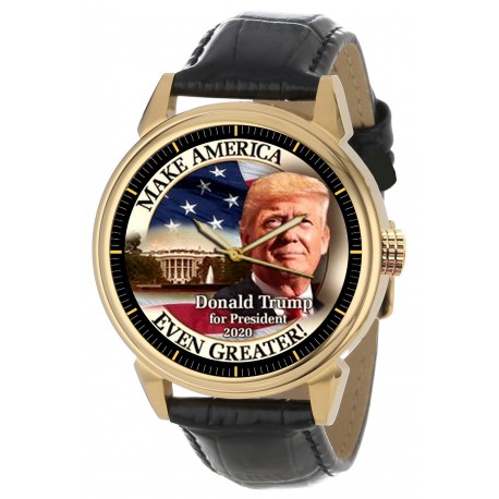 The Donald Trump Presidential Watch - 2020 Presidential Campaign Classic Art Wrist Watch