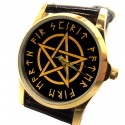 Wiccan Witch Pentagram Collectible Mystic Pagan Symbolism Ladies' Wrist Watch