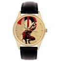Deadpool Crimson Blood Red Postmodere Anti-hero Comic Art Collectible Wrist Watch